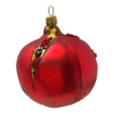 Pomegranate FULL Fruit Polish Glass Christmas Tree Ornaments
