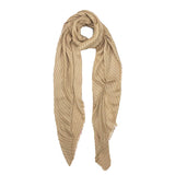 Cashmere Blended Pin Stripe Scarf