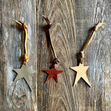 Stargazer Leather Star Ornaments – Christmas 2025