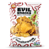 Evil Snacks Crunchy Mushroom Chips Sriracha Lime Flavor, 2oz