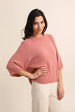 3/4 SLEEVE RAGLAN ALPACA SWEATER nais Paris