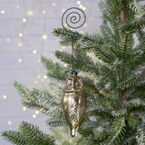 Glass Barn Owl Ornament