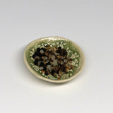 Pottery Dish Bowl - Queen Anne's Lace