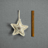 Sequin Bullion Star - Cotton & Lavender filled Ornament