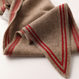 Lightweight Knit Wrap – Soft Triangle Neck Scarf