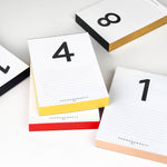 Daily Calendar Pad: Black Gloss