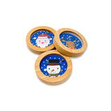 Wooden Puzzles Christmas round balls