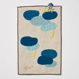 Japanese embroidered cotton towel