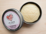 Lavender Vanilla Organic Hard Lotion Bar