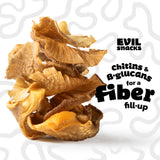 Evil Snacks Crunchy Mushroom Chips Sriracha Lime Flavor, 2oz