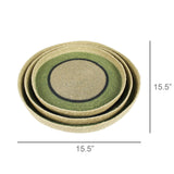 Medina Trays, Seagrass, Set of 3
