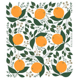 Winter Citrus Tea Towel / Holiday / USA Made