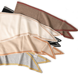 Lightweight Knit Wrap – Soft Triangle Neck Scarf