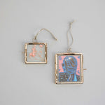 Mini Square Glass Hanging Photo Frame - Handmade: Mini / Rose Gold