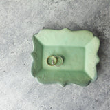 Handmade Ceramic Ring or Soap Dish – Pottery Trinket Tray