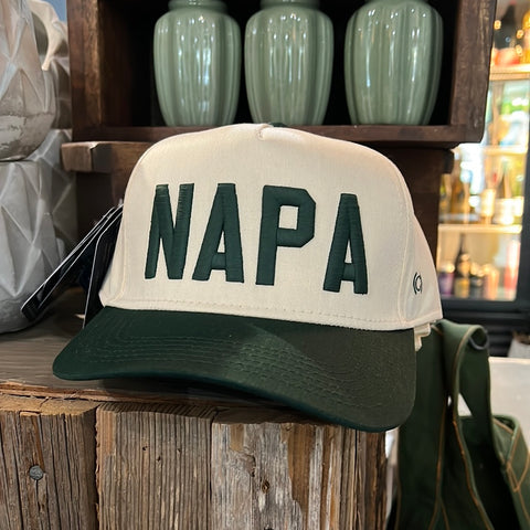 Green NAPA Two-Tone Hats - FLAT BRIM