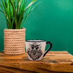 Buho Coffee Mug Black Owl