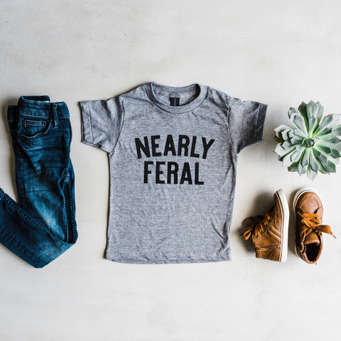 Nearly Feral Kids Tee size 4T