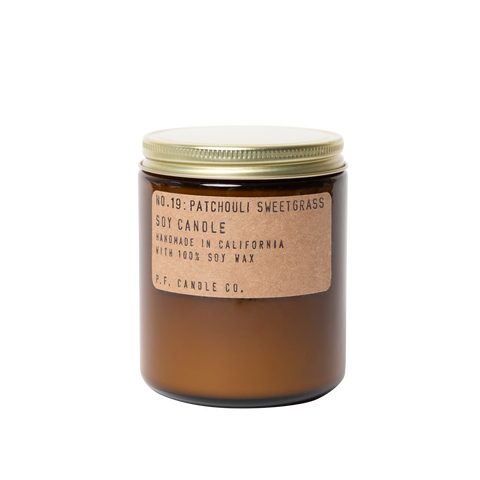 P.F. Candle Co. - Patchouli Sweetgrass - 7.2 oz Standard Soy Candle
