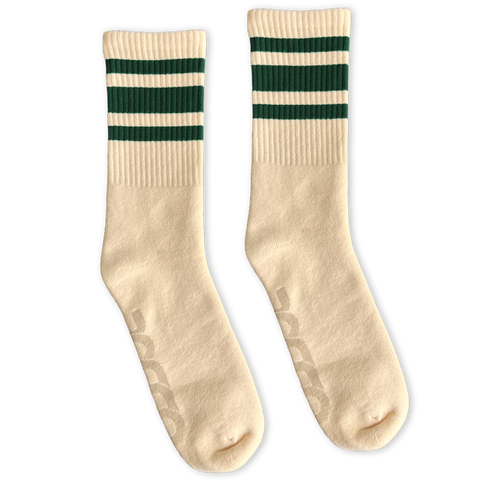 Organic | Dark Green Stripe Sock
