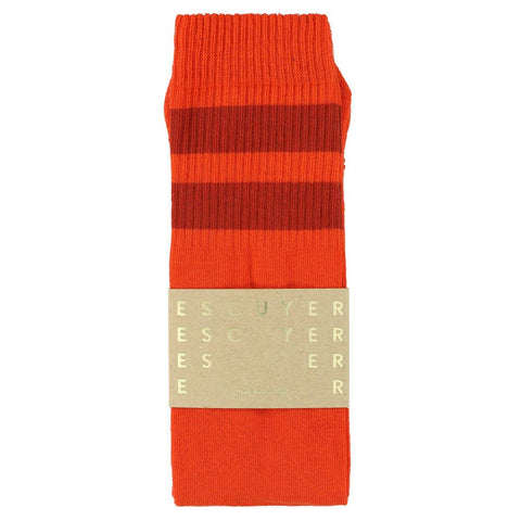 Unisex Tube Socks - Orange / Red
