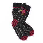 Aubrey - women's wool knit socks: Charcoal