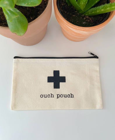 Ouch Pouch, First Aid Kit, Canvas Bag, Travel First Aid Kit