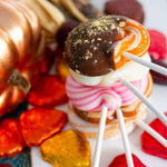 Fall / Thanksgiving Pumpkin Pie Chocolate Dipped Lollipop