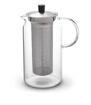 40oz Glass Teapot Tall With Stainless Steel Infuser