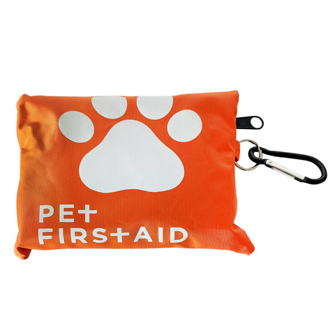 Dog First Aid 19 Piece Pet Travel First Aid Kit with Carabiner