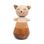 Stacking Wooden Cat