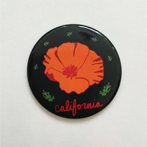 California Poppy Magnet