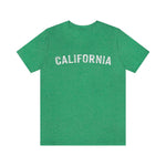 California T-Shirt - Paint Text Unisex California Shirt