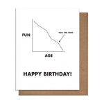 Fun Graph - Birthday Card - you are here