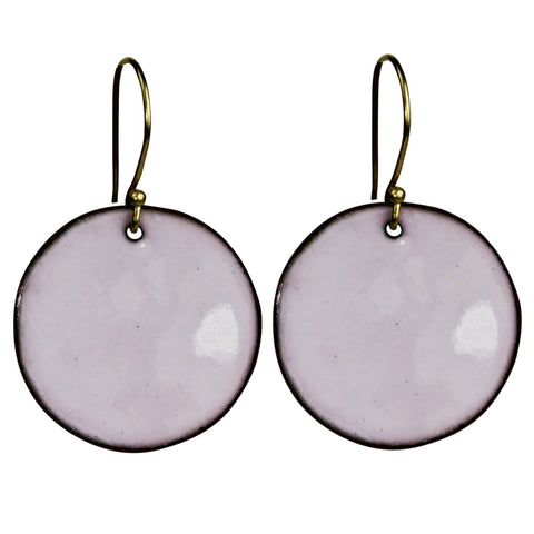 Earring - Round, Pink