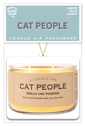 Cat People Air Freshener | Funny Car Air Freshener