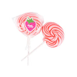 Strawberry Swirly Lollipops