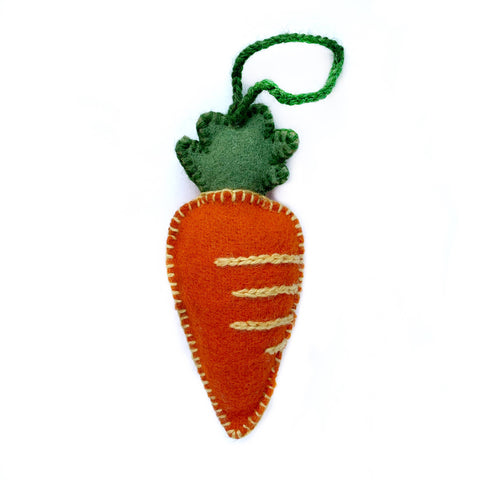 Orange Carrot Ornament
