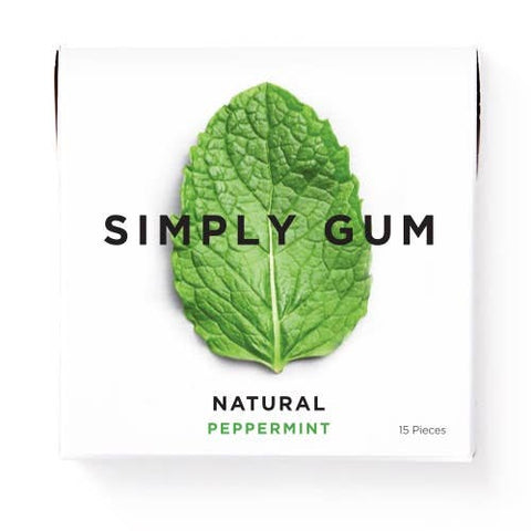 Simply Gum - Peppermint Natural Chewing Gum