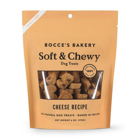 Bocce's Bakery Cheese 6oz Soft & Chewy Dog Treats