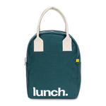 Zipper Lunch Bag - 'Lunch' Cypress