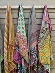 Christmas Overdyed Kantha Quilts