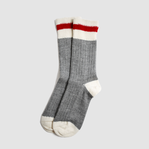 Mountain Socks - Red Stripe