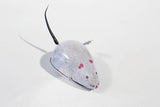 Mouse with wobbly tail, grey