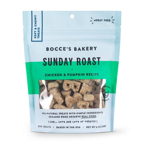 Bocce's Bakery Sunday Roast 6oz Soft & Chewy Dog Treats