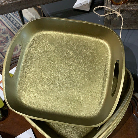 Square Brass Tray